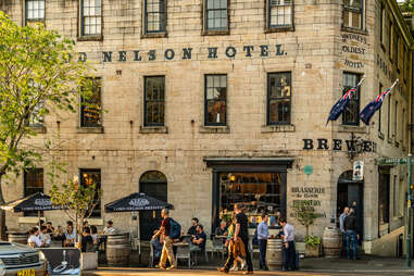 exterior of traditional sydney pub