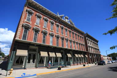 exterior view of the plaza, las vegas, new mexico 