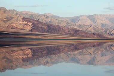 death valley national park temporary lake