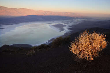 death valley sunrise temporary lake