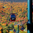 Stowe, Vermont fall foliage from the Gondola SkyRide