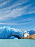 Bridge of ice in Perito Moreno Glacier, in El Calafate, Patagonia, Argentina. 