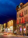 lightning striking the street of the bullock hotel 